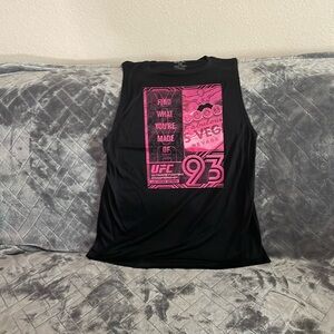 UFC size small women’s top black